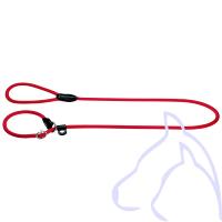 Laisse Lasso chiens Nylon ronde avec anneau Freestyle 170 x 0.8 cm, rouge