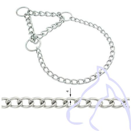 Collier Semi-étrangleur chaînette fine Taille 70 x 0,40 cm, chromé