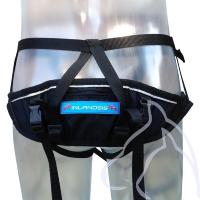 Ceinture Baudrier Canicross & Skijoering avec Chiens, Taille XS noir