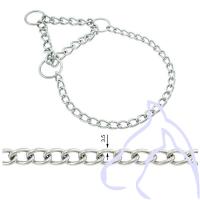 Collier Semi-étrangleur chaînette fine Taille 65 x 0,35 cm, chromé