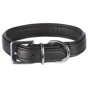 Active collier Comfort, en cuir S: 31–37 cm/25 mm, noir