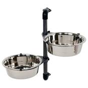 Bar pour chiens, anti-bruit 2 × 2,8 l/ø 24 cm