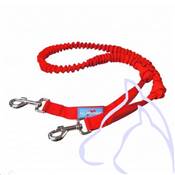 Ligne Canicross Inlandsis Crosser2 1 chien, 2 mousquetons, rouge