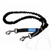 Ligne Canicross Inlandsis Crosser2 Small 1 petit chien, 2 mousquetons, noir