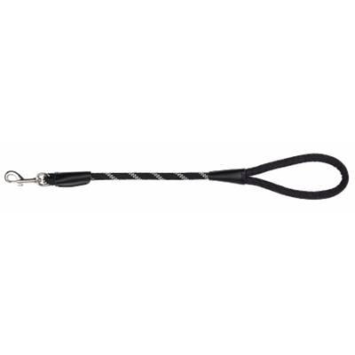 Sporty Rope laisse S–M: 0,50 m/ø 8 mm, noir