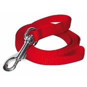 Laisse Longue chiens Nylon Confort 150 x 1.2 cm, rouge