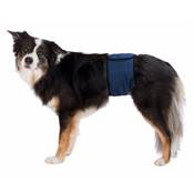 Couches pour chiens mâles, maille respirable S: 29–37 cm, bleu foncé