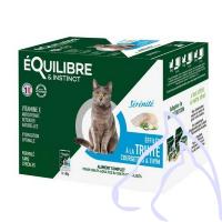 BOITE Sachet pour chats Sérénité à la Truite, courgettes & thym BOITE 12x85 gr