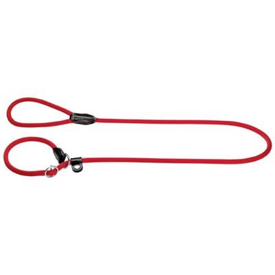 Laisse Lasso chiens Nylon ronde avec anneau Freestyle 120 x 0.8 cm, rouge