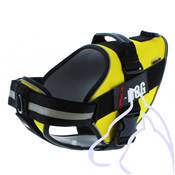 Harnais NéoCITY I-DOG M 53 - 69 cm, jaune/gris/noir