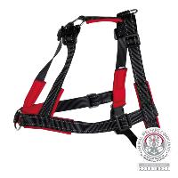 Harnais d'entraînement Lead'n'Walk Soft S–M: 45–70 cm/25 mm, noir