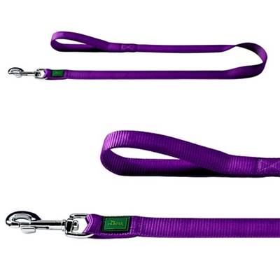 Laisse chiens Nylon plate, 110 x 1.5 cm, violet