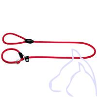 Laisse Lasso chiens Nylon ronde avec anneau Freestyle 120 x 1.0 cm, rouge