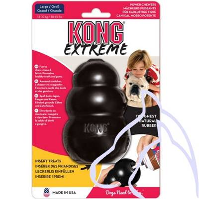 Jouets Chiens Kong TOY Large, noir