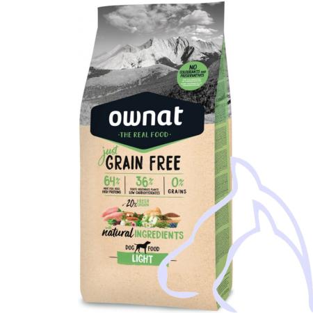 OWNAT Just Grain Free Light, 14 kg