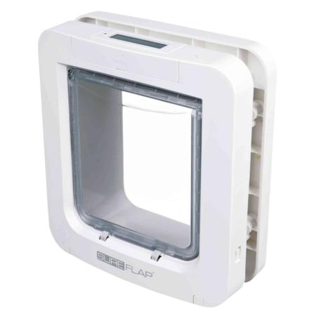 SureFlap chatière 4 pos avec puce d'identité 26,2 × 28,1 cm, blanc