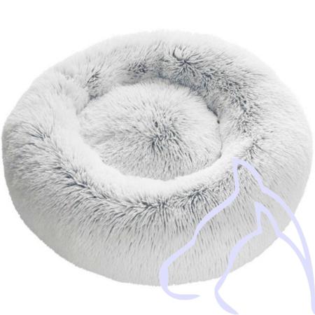 Lit Rond Loppa épaisseur 20 cm et ø 50 cm, blanc