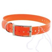 Collier PVC chiens Sangle 2.5 x 34-60 cm, orange