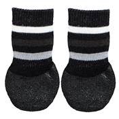 Chaussettes pour chiens, anti-dérapantes XS–S, 2 Pcs, noir