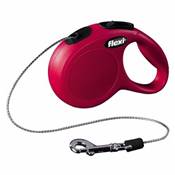 flexi New CLASSIC, laisse corde M: 5 m, rouge