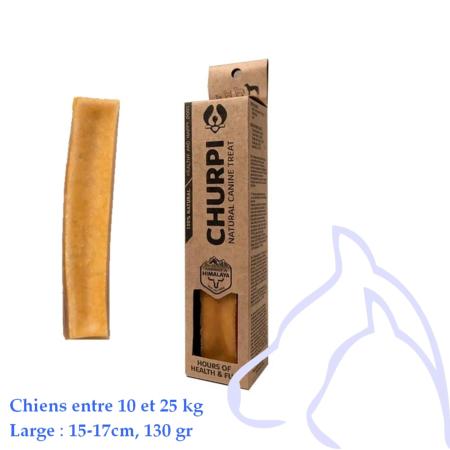 Barre de Fromage de Yak fait main pour chiens 11 à 25kg, 130gr, 15-17cm