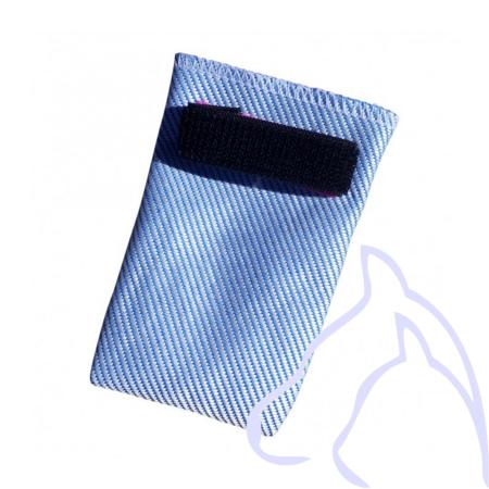 Bottine pour chien Armor Light Taille: M 5-6,5 cm, blanc/bleu