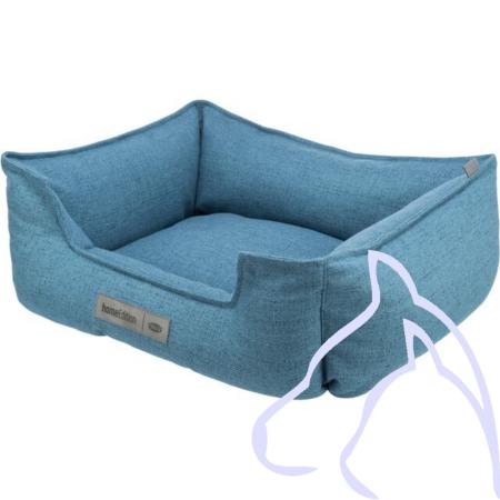 Lit déhoussable pour chiens Talis, angulaire 100 × 70 cm, bleu