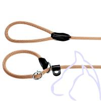 Laisse Lasso chiens Nylon ronde avec anneau Freestyle 170 x 0.8 cm, beige