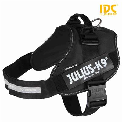 Harnais Power Julius-K9® IDC 3/XL: 82–115 cm/50 mm, noir