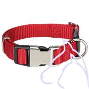 Premium collier L–XL: 45–70 cm/25 mm, rouge