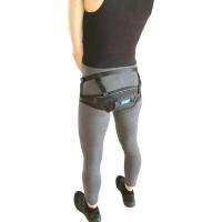 Ceinture Baudrier Aircross 2.0 Canicross, Taille 78-95 cm Adulte noir