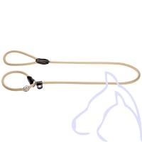 Laisse Lasso chiens Nylon ronde avec anneau Freestyle 120 x 1.0 cm, beige