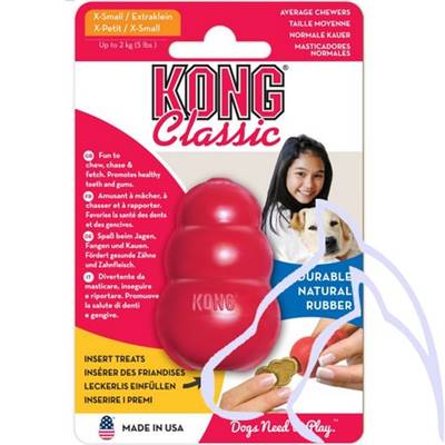 Jouets Chiens Kong TOY rouge XSmall