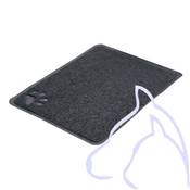 Tapis pour bac à litière, en PVC 40 × 60 cm, anthracite