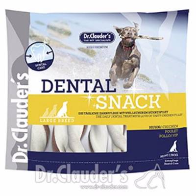 Snacks Dental pour gros chiens au Poulet, Sachet 500 gr
