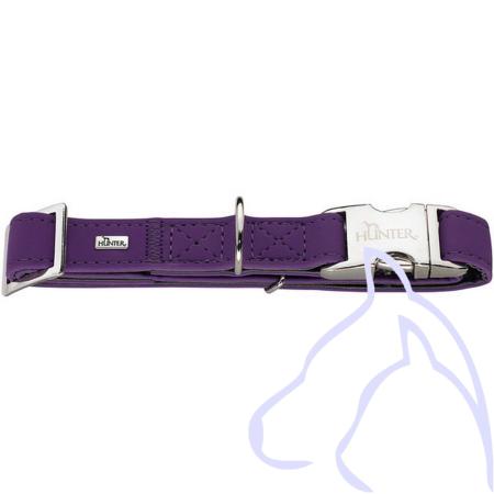 Collier Simili Cuir Softie Nubuck ALU-Strong M 30-45 x 1.5 cm, violet