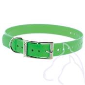 Collier PVC chiens Sangle 2.5 x 34-60 cm, vert