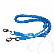 Ligne Canicross Inlandsis Crosser2 1 chien, 2 mousquetons, bleu