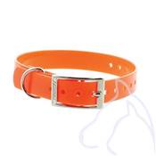 Collier PVC chiens Sangle 1.9 x 25-40 cm, orange