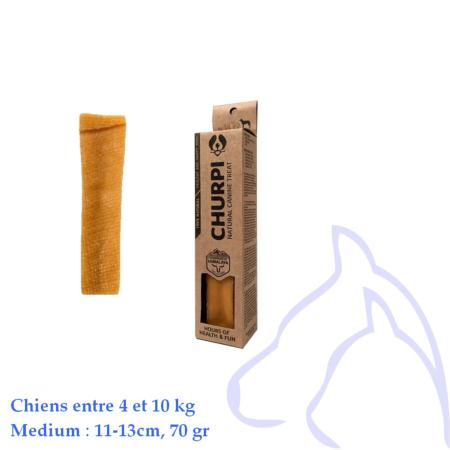 Barre de Fromage de Yak fait main pour chiens 4 à 10kg, 70gr, 11-13cm